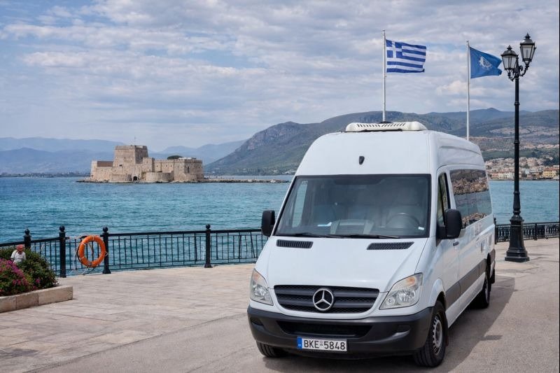 Great Greece transfer van